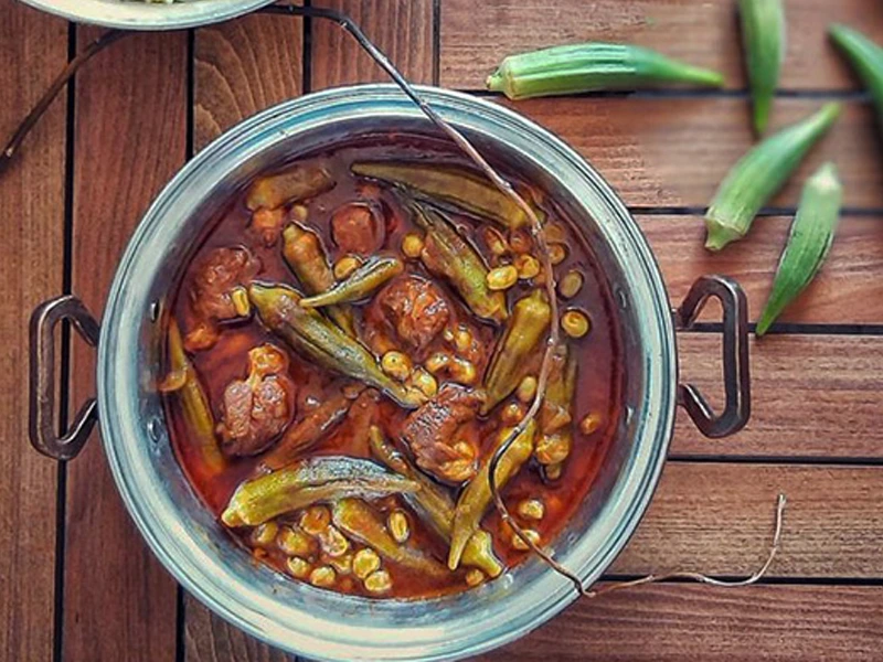 خورشت بامیه